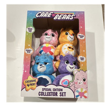 Care Bears Special Edition Collector Set 4 Pack Plush New