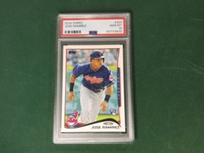 2014 Topps Baseball JOSE RAMIREZ Rookie Card #424 Graded PSA 10 GEM MINT RC