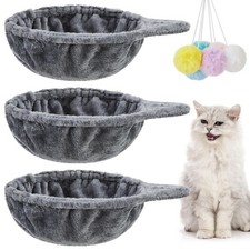 Dansydaisy 3 Pack 14.6" Large Cat Tree Hammock Basket Bed Lounger Tower Repla...
