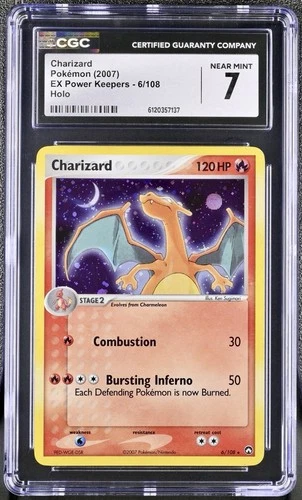 Pokémon Charizard 6/108 Power Keepers Holo - CGC 7 Near Mint