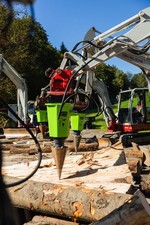 Łuparka stożkowa Wiertarka ziemna Koparka Ciągnik PRO 1 800 cc 2750 Nm 45 Kw 2750 Nm