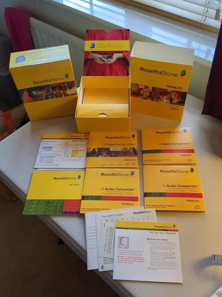 Rosetta Stone Français French Level 1, 2 & 3 Boxed and Complete 2007 - Image 4 of 4