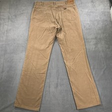 Vintage 80s LEE Riders Corduroy Pants Mens 36X36 Beige USA Made Hipster Grunge