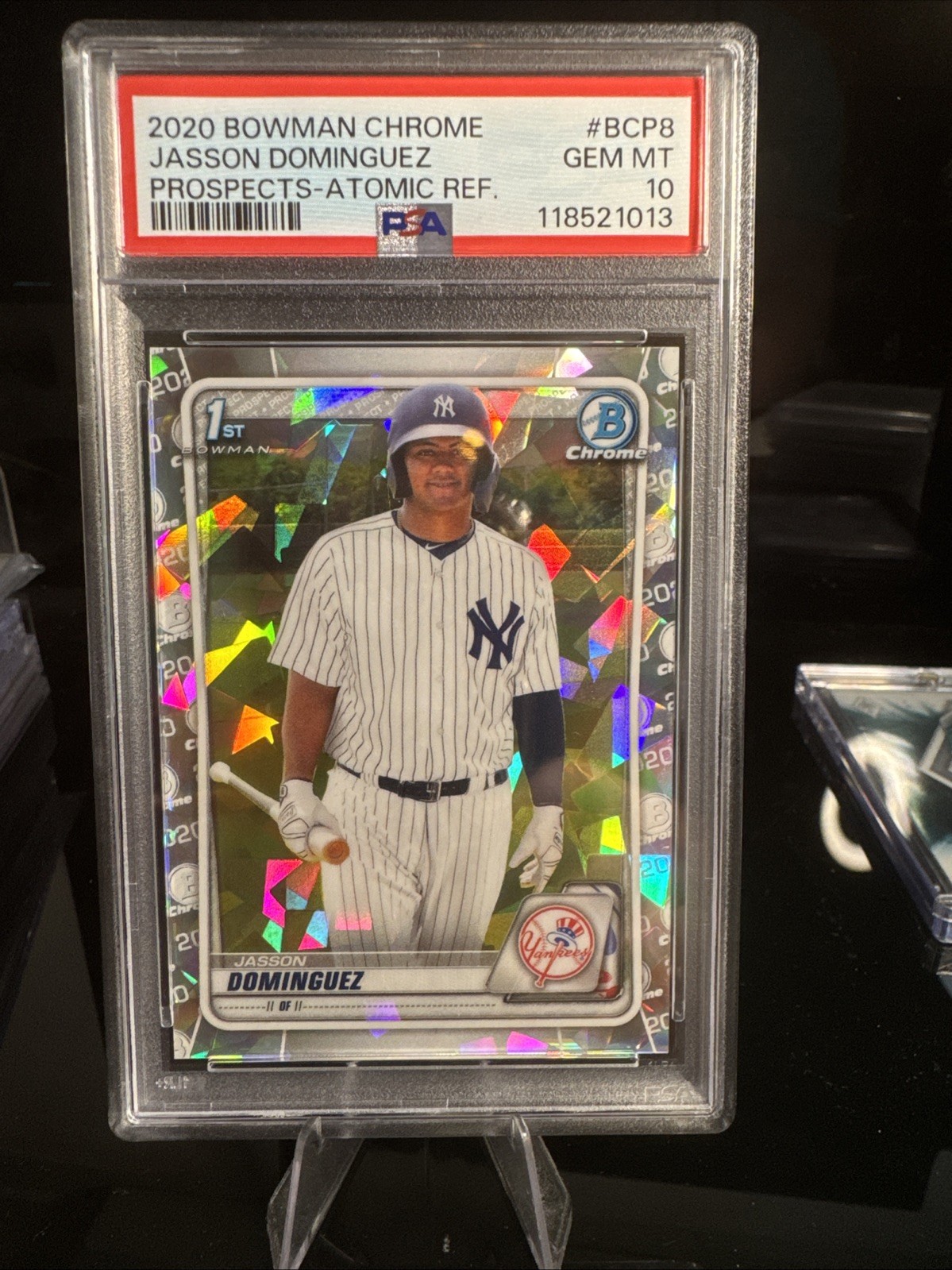 2020 Bowman - Chrome Prospects Jasson Dominguez #BCP-8 Atomic Refractor (RC)