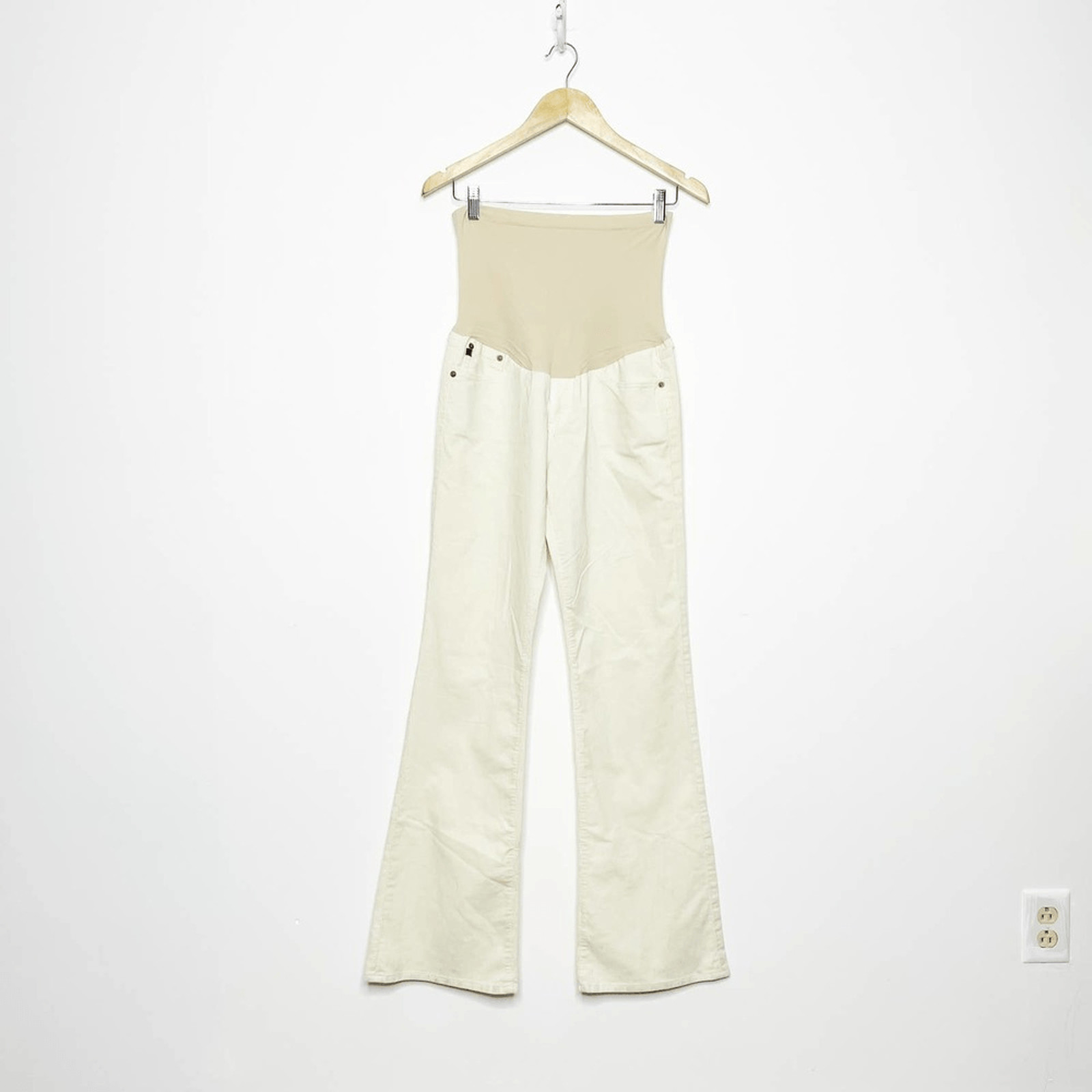 AG Adriano Goldschmied Pea in the Pod Angel Bootcut corduroy maternity pants 32 thumbnail 2