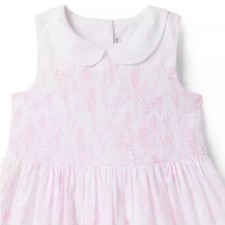 Sold Out JANIE and JACK girls The Charlotte Bunny Toile Smocked Sundress Size:4
