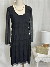 Isle Women's Neo Midi Dress Black Mesh