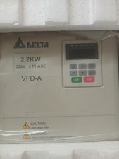 Delta VFD-A Variable Frequency Drive 2.2kW 220V 3-Phase 3HP VFD022A23A