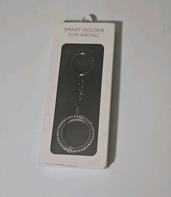 For Apple Air Tag Case Metal KeyRing Diamond Pet Car GPS Tracker KeyChain Airtag