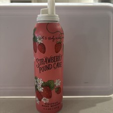 Bath And Body Works Strawberry Pound Cake Whipped Body Mousse