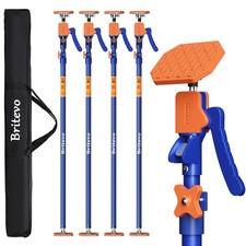 4PK Adjustable Telescopic Support Pole, 54-115 inch Cabinet Jack, Heavy Duty ...