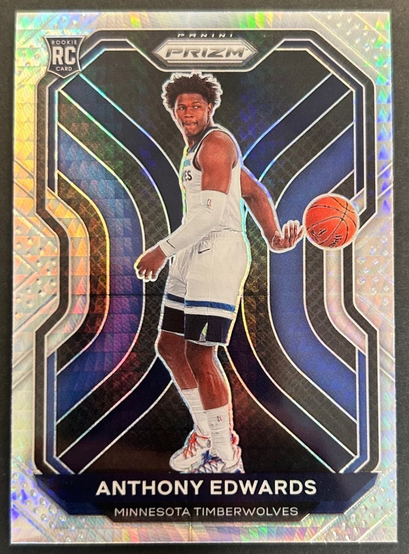2020-21 Prizm Hyper (SP) #258 Anthony Edwards - Rookie (RC) | Timberwolves
