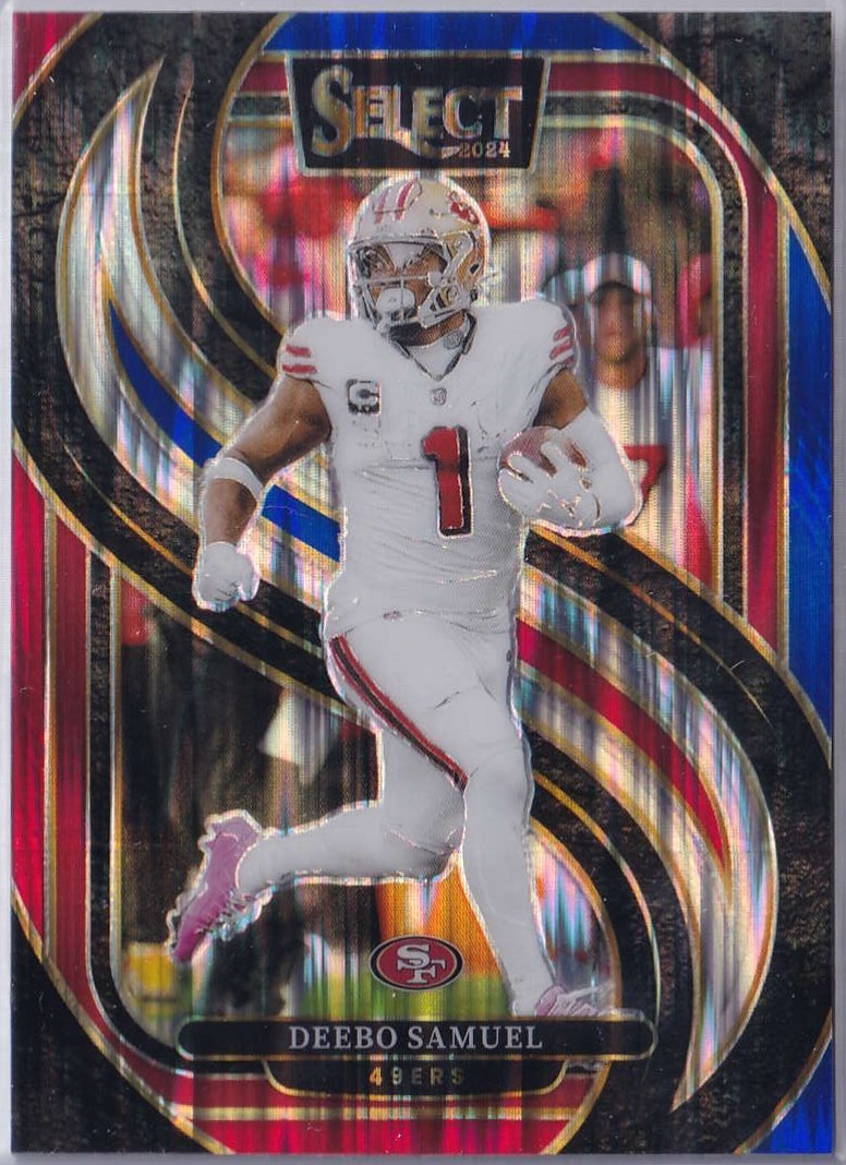 Deebo Samuel 2024 Select Premier Level #146 Red Blue 49ers
