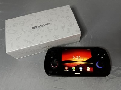 Retroid Pocket Mini V2 AMOLED Retro Handheld so gut wie unbenutzt mit OVP