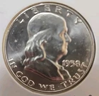 1958-D Franklin Half Dollar 90% Silver BU