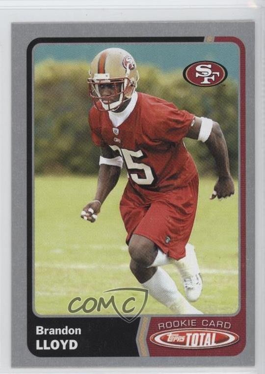 2003 Topps Total Silver Brandon Lloyd #524 Rookie RC 0q3