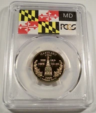 2000-S 25c CLAD PCGS PR70DCAM MARYLAND QUARTER PROOF DEEP CAMEO PR 70 DC MD