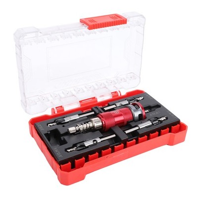 Countersink Drill Bit Set Semi Automatic Adjustable Depth Stop Drill Bit For SET