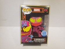 Funko Pop Marvel Black Light Carnage Figurine (678) for sale
