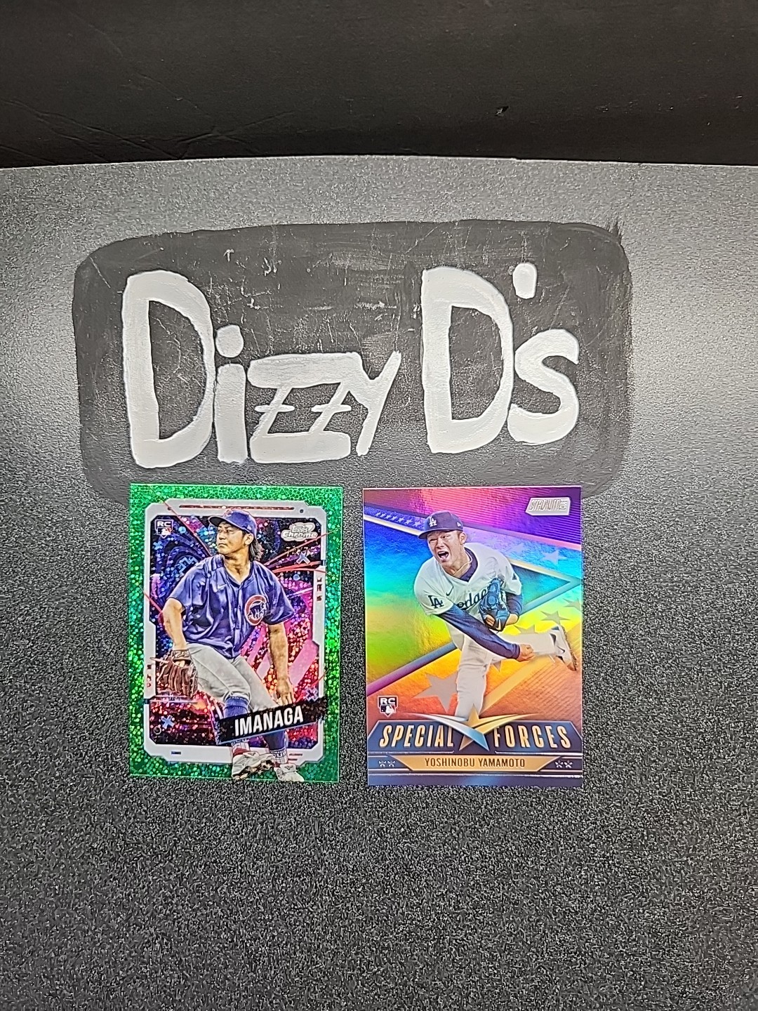 Shota Imanaga 2024 Topps Cosmic Chrome Green Space Dust Refractor /75 Rookie +