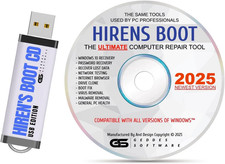 Hiren'S Boot CD USB NEW 2024 Edition PE X64 Bit Software Repair Tools Suite Hire
