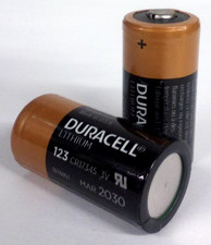 Pack of 2 CR123A 3V Lithium 123A Batteries Dated Mar-2030 AS PICTURED