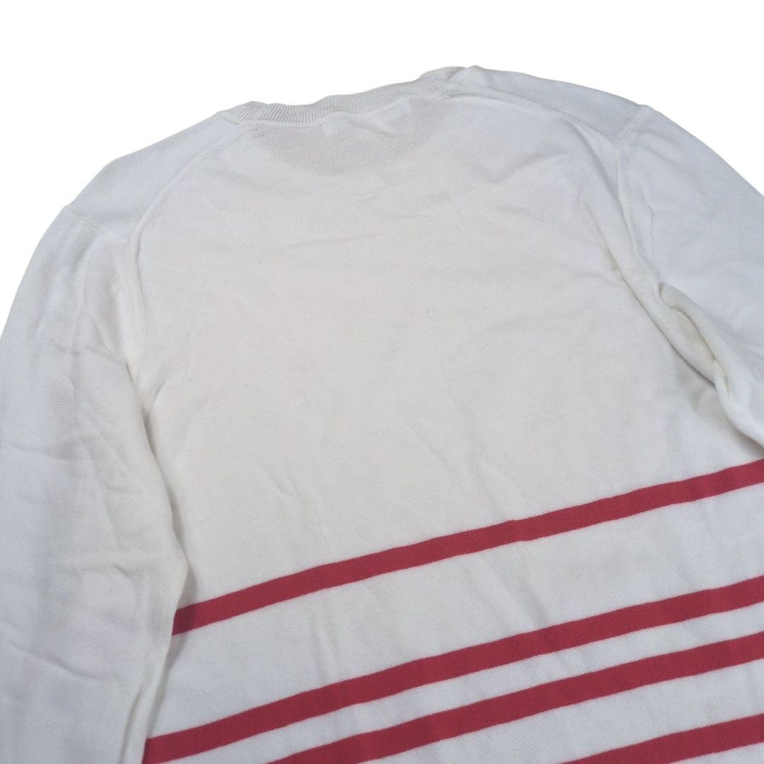 COMME des GARCONS COMCOM Border Pattern Cotton Sw… - image 7