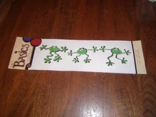 s.e.i Basics Acid Free Velvet Iron-ons Transfers #9-626 Freaky Frogs