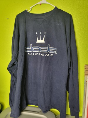Vintage Damani Dada Supreme Shirt Long Sleeve VTG Made In USA Blue 2xl-3XL Big