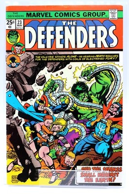 DEFENDERS #23   [7.5]   1975   Gil Kane   VALUE STAMP INTACT   1st Jack Norris