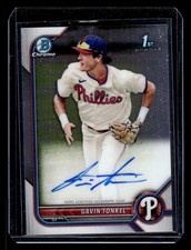 2022 Bowman Chrome #CPA-GTL Gavin Tonkel Prospect Autographs