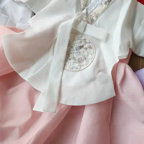 Girls' High-Quality Traditional Hanbok for Photoshoot, Complete Set