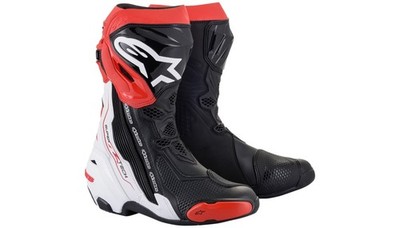 Alpinestars Supertech R v2 Stiefel (46) (Schwarz/Weiß/Rot) 11.5 2220021-123-46