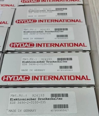 Hydac pressure sensor EDS 3496-2-0100-035 924193 Brand new original