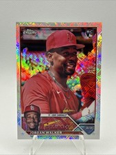 2023 Topps Chrome Logofractor Jordan Walker #209 SP Image Variation RC Rookie