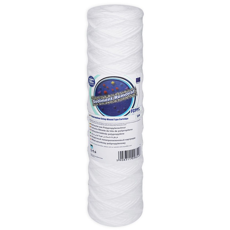 10pk 20 Micron Yarn String Wound Sediment Water Filter 10"" Aquafilter