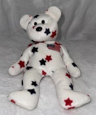 Ty Beanie Baby Glory The Bear Plush Stuffed Animal Toy Good Used Condition