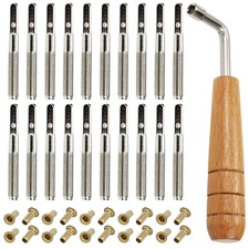 Lyre Tuning Pin Set with Wrench for Harp String Adjustment Tools