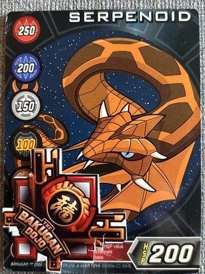 Bakugan Battle Brawlers Serpenoid   Character Card BA085b HSP 200