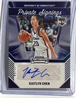 KAITLYN CHEN 2024-25 Panini Private Signing Cracked Ice White UConn AUTO /50 SSP