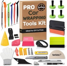 Vinyl Wrap Tool Kit Car Large Yellow Black Blue Red