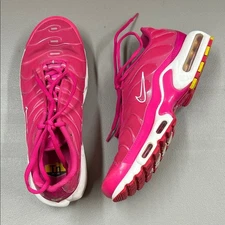 Nike Sneaker Shoes Womens Air Max Plus Hot Pink DR9886-600 Size 9.5 Running