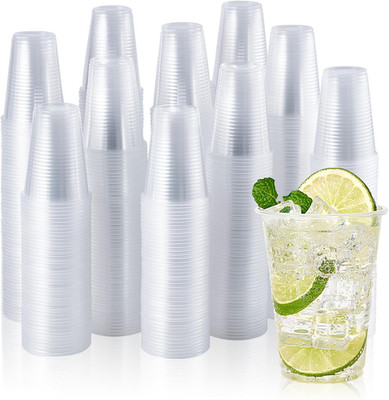 Vplus 2000 Pack 9 OZ Clear Plastic Cups, 9 Ounce Disposable Cold Water Party Dri