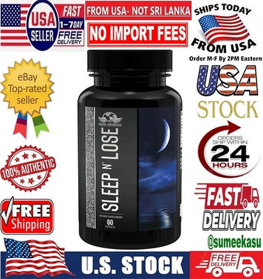 #ad Sleep N Lose Nighttime Weight Support Sleep Aid Supplement Melatonin 60 Capsules $49.99