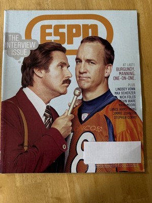 ESPN The Interview Issue Dec 23 2013 Burgundy Manning Vonn Sports Magazine