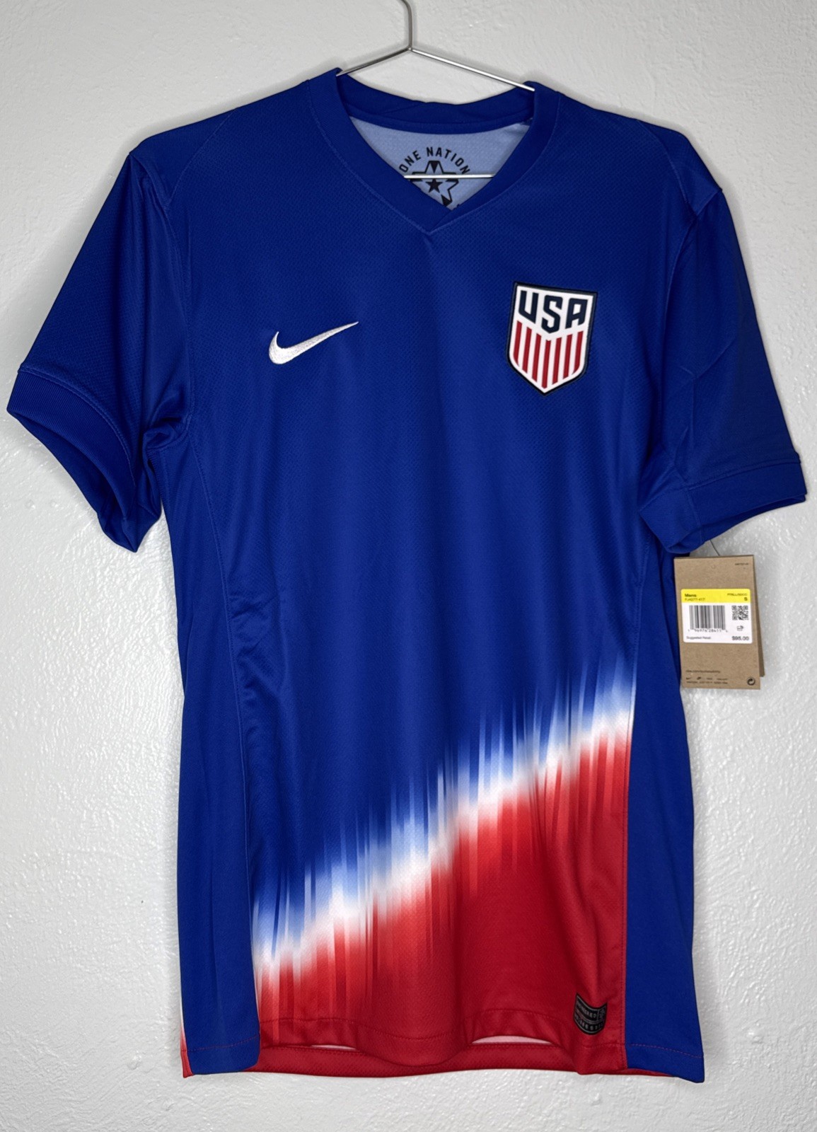 NWT Nike Dri-Fit Men’s S USA USMNT Tie Dye 2024 Away Soccer Jersey FJ4277-417