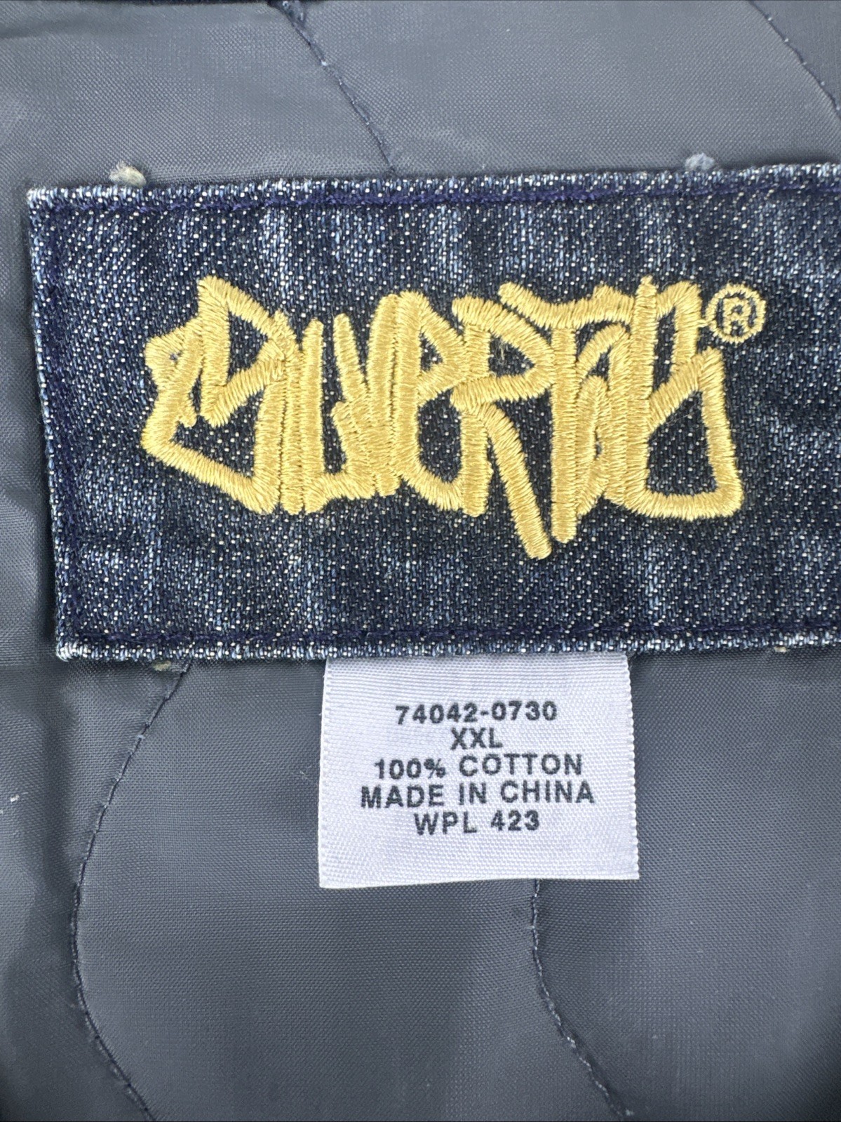 Levi’s SilverTab Sample Denim Jacket Quilted Embr… - image 15