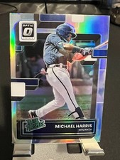 Michael Harris 2022 Donruss Optic Silver Prizm Rated Prospect RP-20 Braves