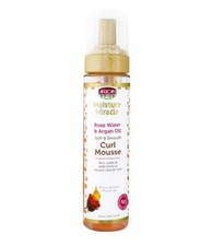 AFRICAN PRIDE MOISTURE MIRACLE ROSE WATER SMOOTH CURL MOUSSE 8.5 OZ