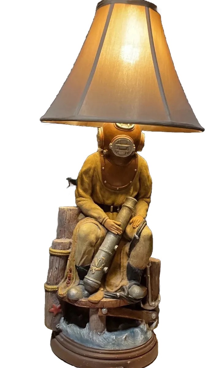RARE Apsit Bros of Calif Vintage MK 5 Diver Lamp (Sea Captain) | eBay